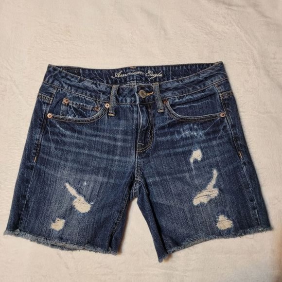 American Eagle Womens Denim?cut off shorts size
